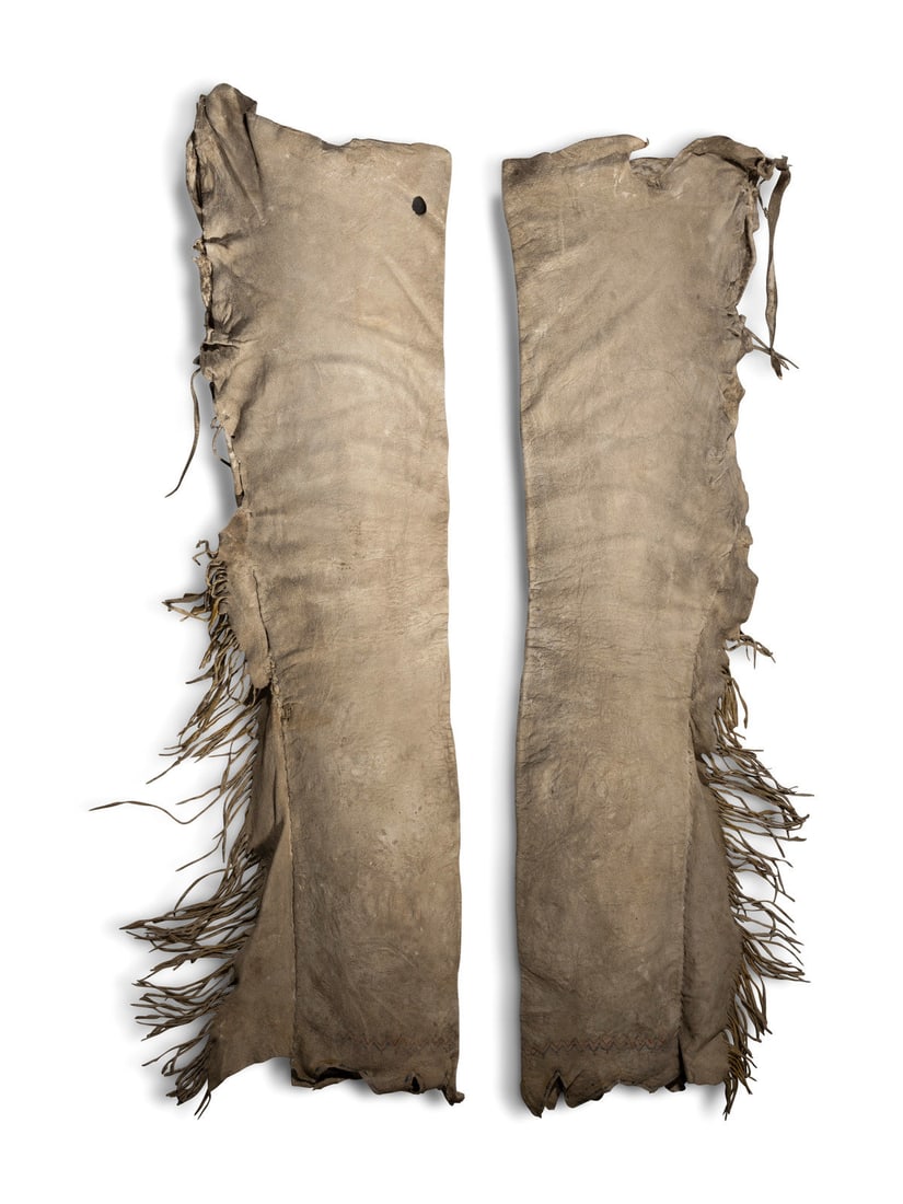 Chiricahua Apache Hide Leggings (1 of 6)