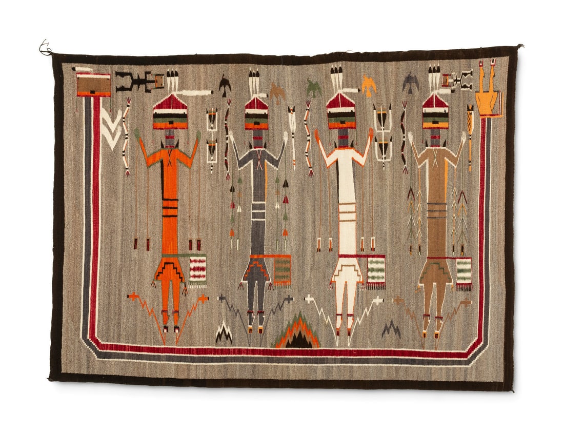 Navajo Mountainway Yei Weaving / Rug (1 of 2)