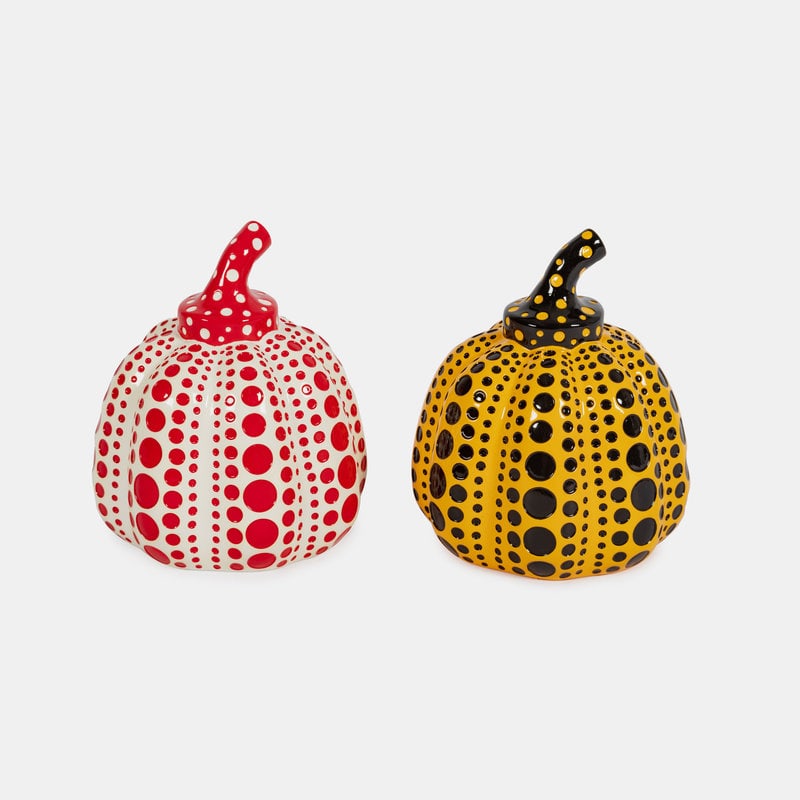 Yayoi Kusama
(Japanese, b. 1929)
Two Pumpkins (1 of 7)