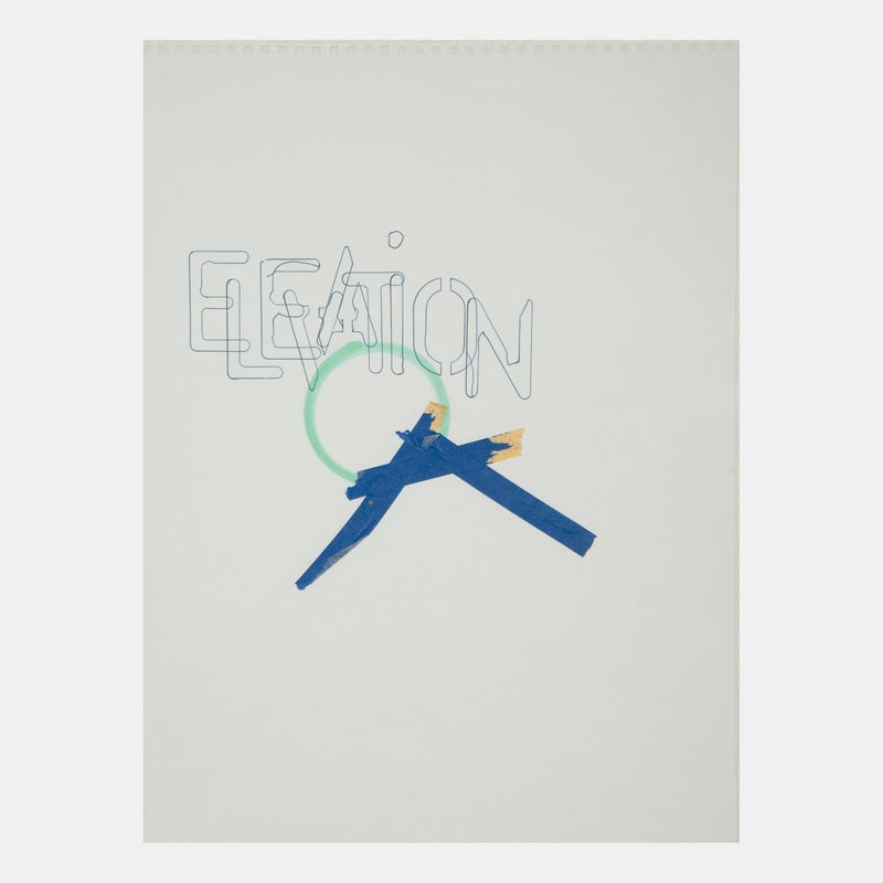 Stefan Müller (German, b. 1971) Juke Box, 2003: Stefan Müller (German, b. 1971) Juke Box, 2003 ink, watercolor, and tape on paper 15 1/2 x 11 1/2 inches. Size 15 1/2 x 11 1/2 inches. Condition Framed: 2