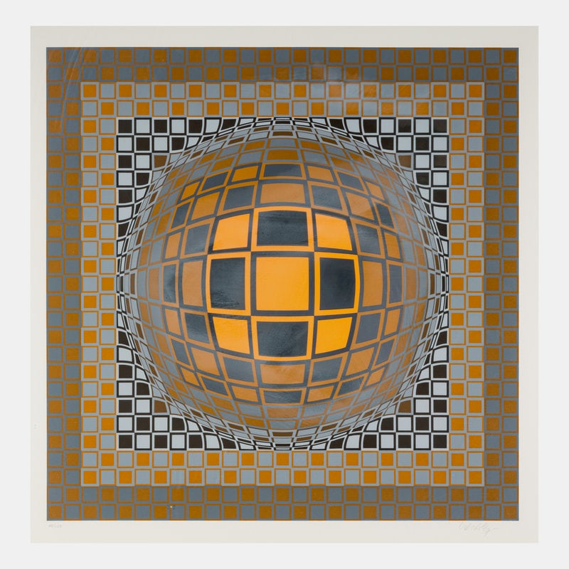 Victor Vasarely
(French/Hungarian, 1906-1997)
Untitled (1 of 4)