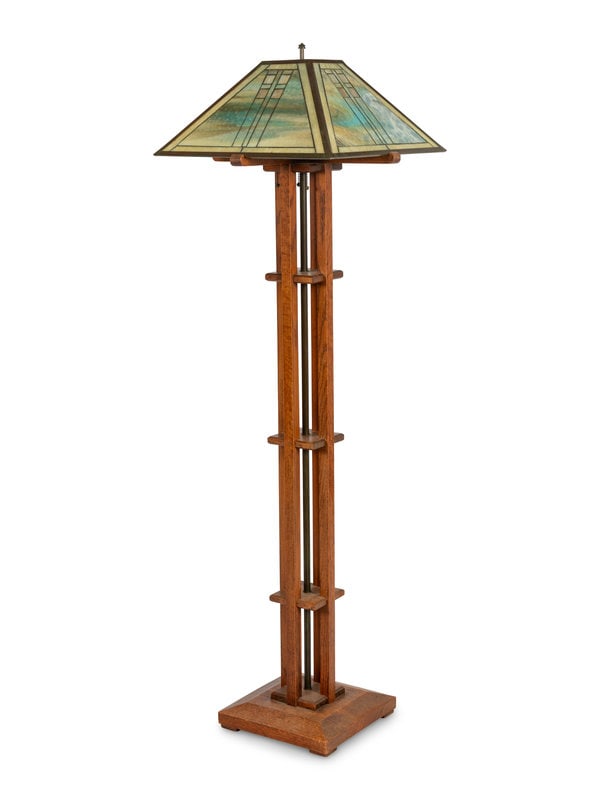 Michael Adams for Aurora Studios
Late 20th Century
An Arts and Crafts Floor Lamp (1 of 4)