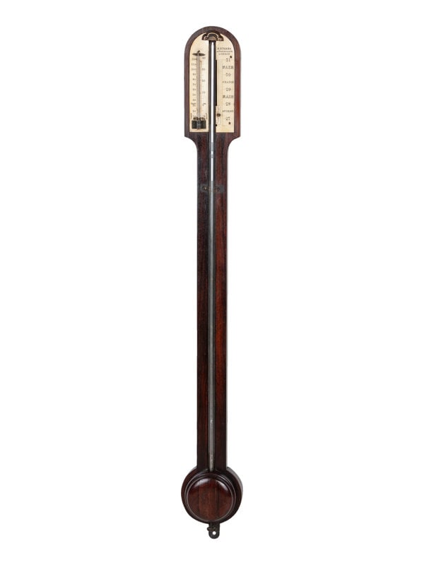 An English Rosewood Stick Barometer (1 of 5)