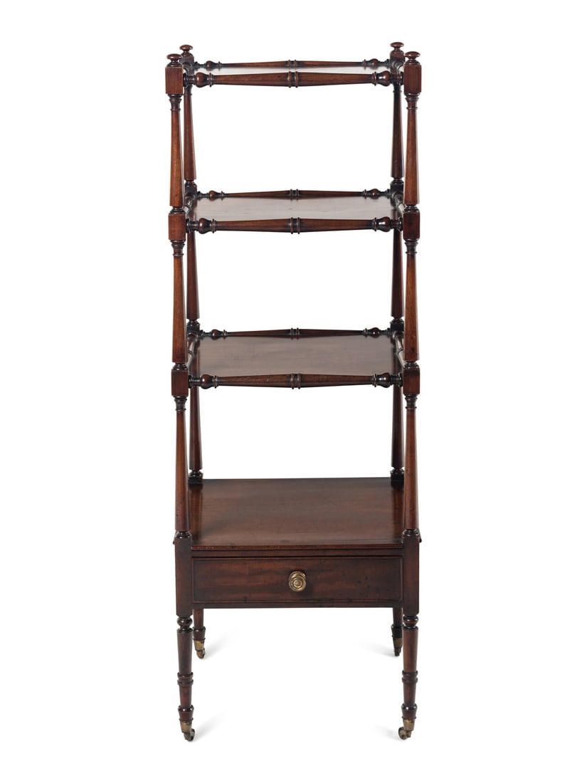 A Regency Mahogany Etagere (1 of 4)