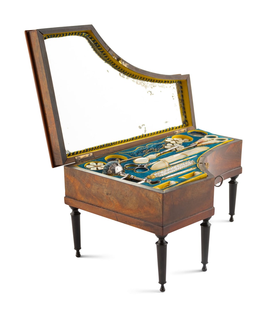 A Palais Royal Piano-Form Musical Needlework Box (1 of 3)