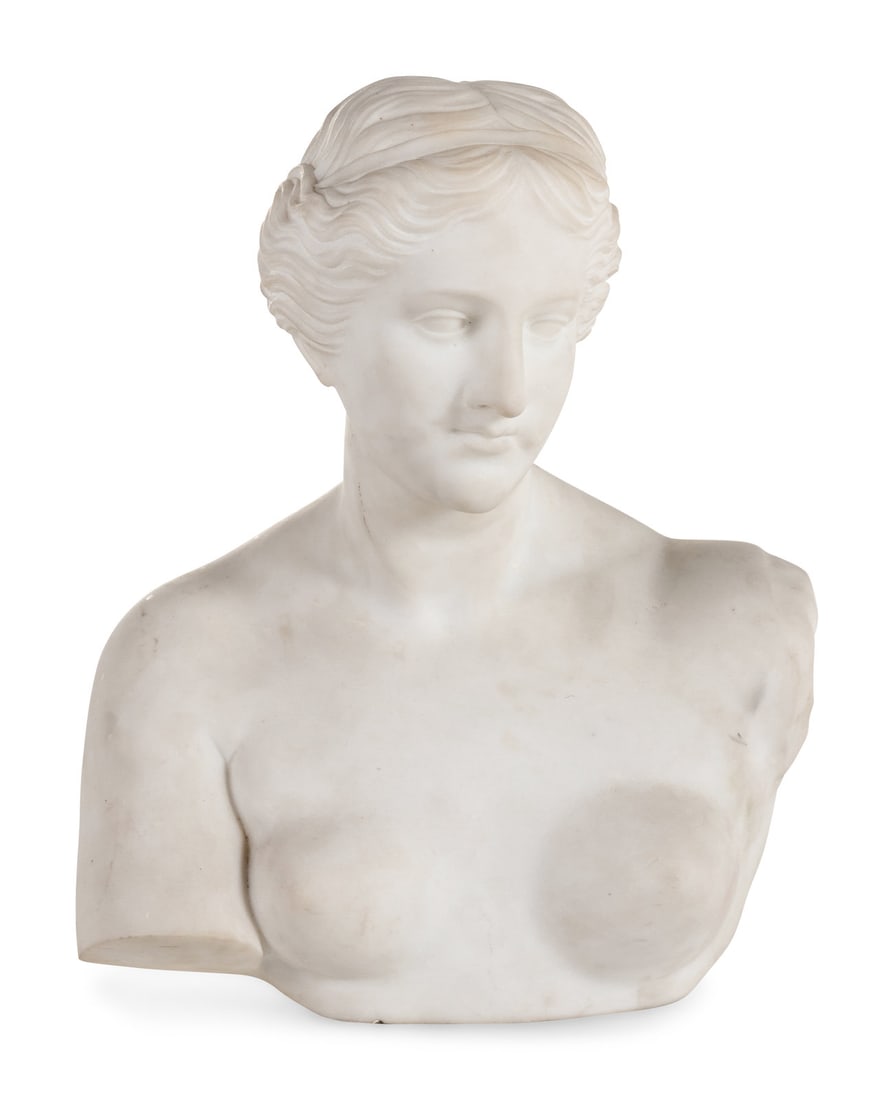 A Continental Marble Bust of Aphrodite (1 of 5)