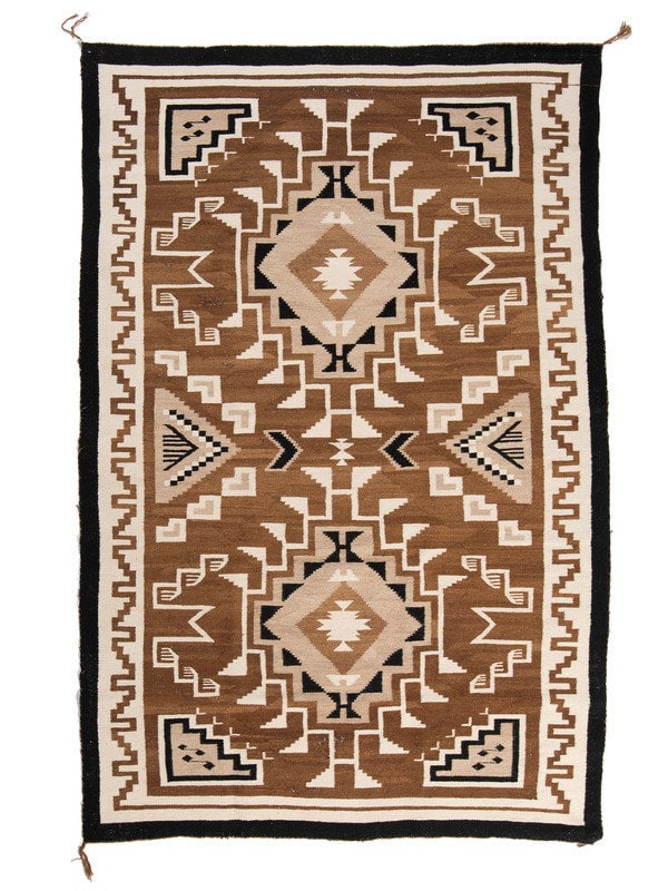Navajo Two Grey Hills Weaving / Rug (1 of 2)