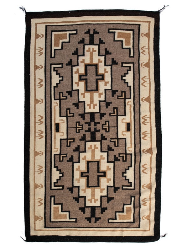 Navajo Two Grey Hills Weaving / Rug (1 of 2)