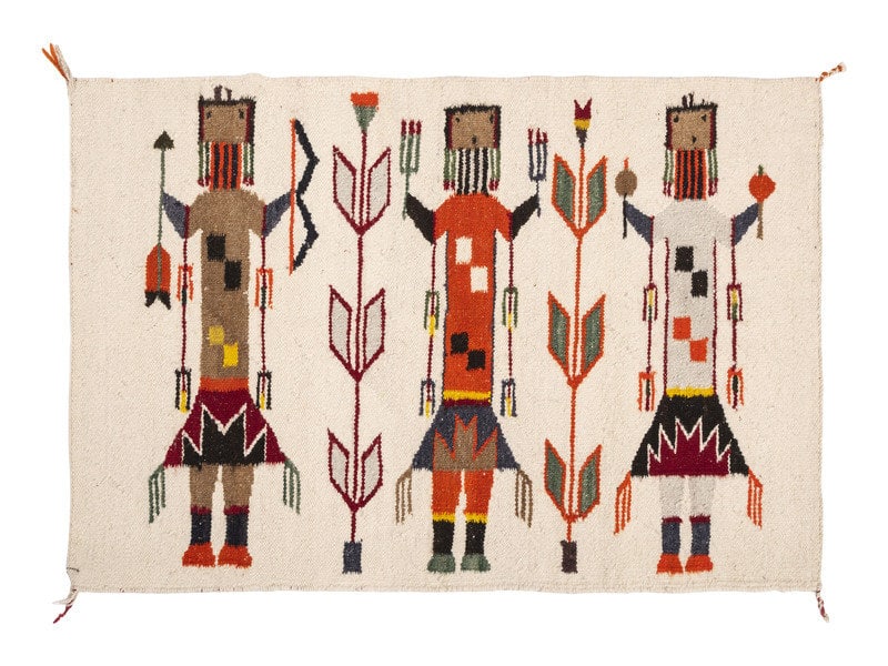 Navajo Yei Weaving / Rug  (1 of 4)