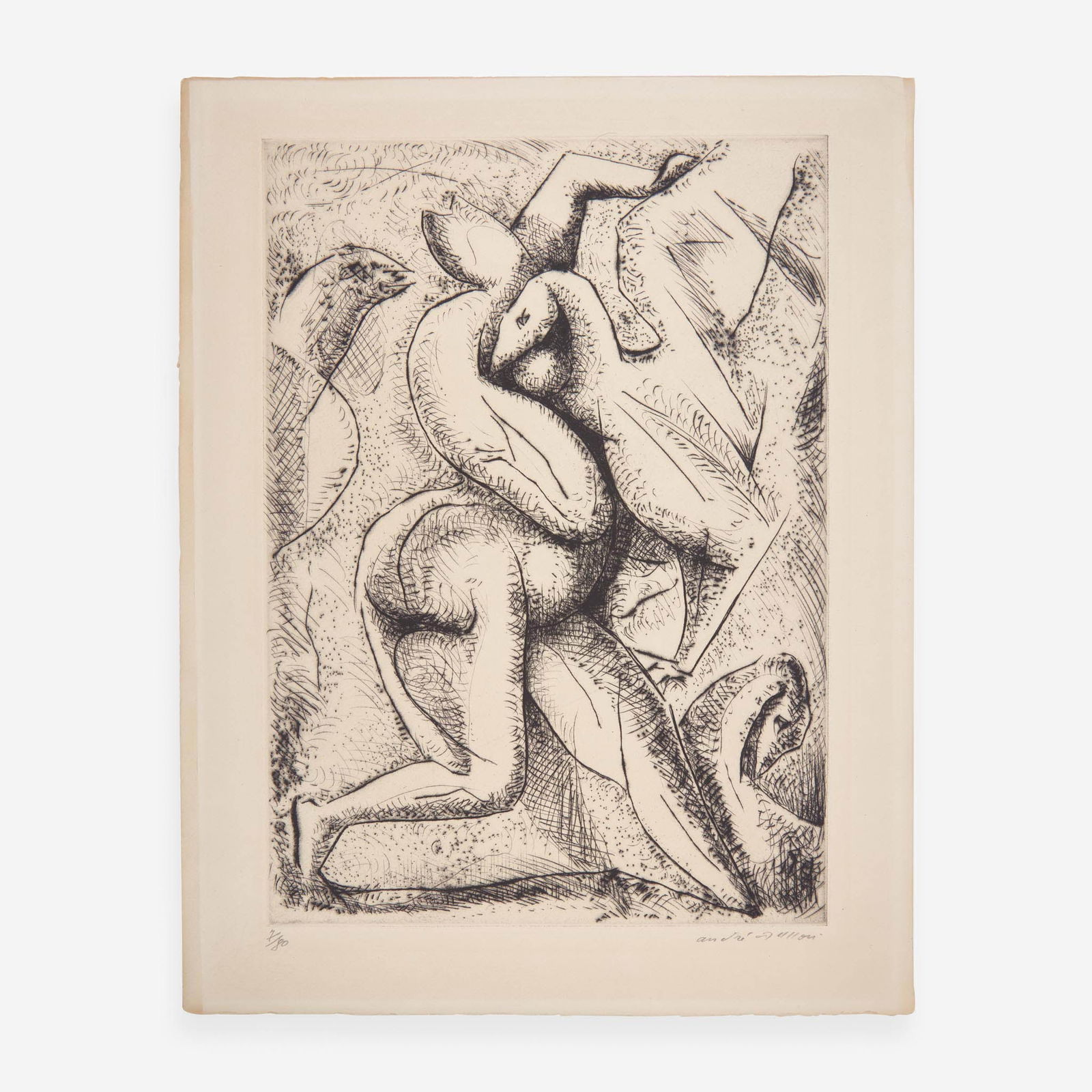 [Art] Masson, Andre  Femme attaqué par des oiseaux (1 of 1)