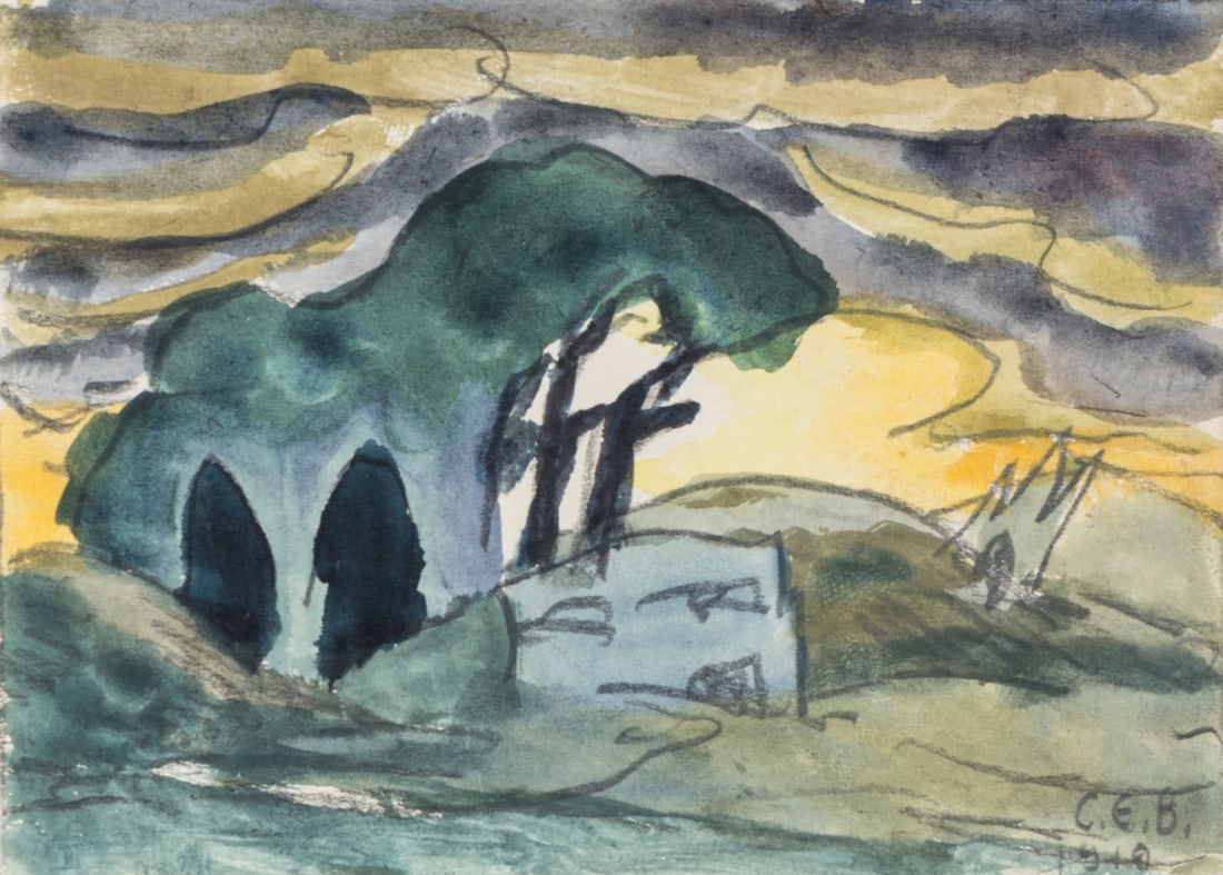 Charles Burchfield  (American, 1893–1967) Haunted Evening, 1919 (1 of 7)