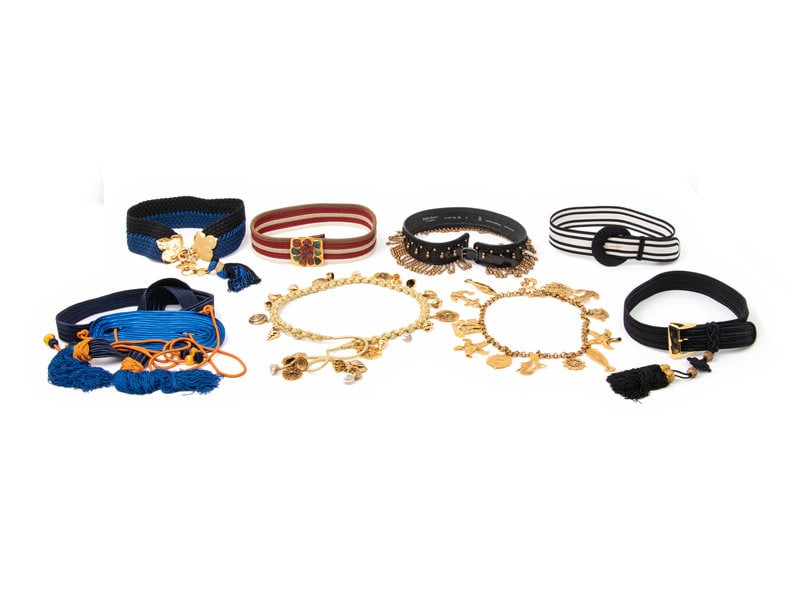 Eight Yves Saint Laurent Rive Gauche Belts, 1980-90s (1 of 3)