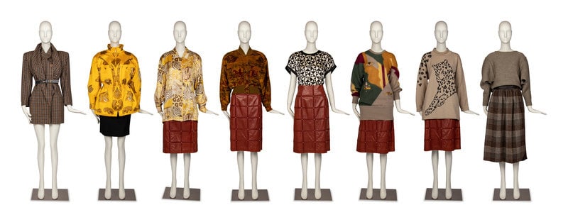 Eleven Escada Separates, 1980-1990s: Eleven Escada Separates, 1980-1990s This lot contains eleven pieces. THE FIRST Label: ESCADA by Margaretha LeySize Label: 38Style/Serial No.: 2376816 A