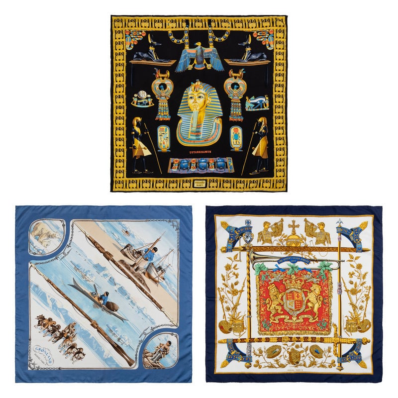 Three Hermès Scarves (1 of 7)