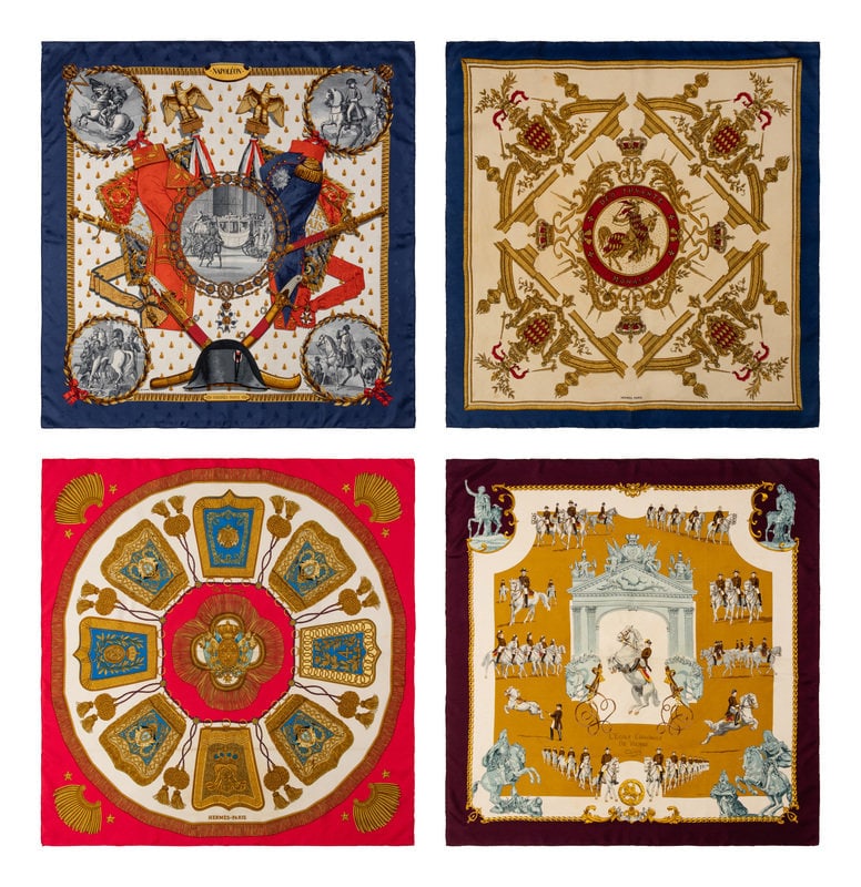 Four Hermès Scarves (1 of 4)