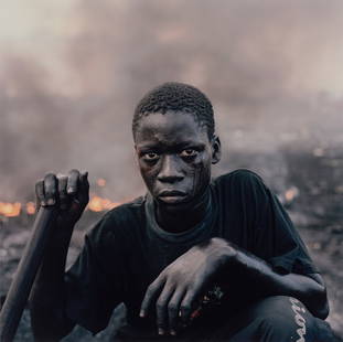 Pieter Hugo (born 1976) Abdulai Yahaya, Agbogbloshie Market, Accra, Ghana, from the series: Pieter Hugo (born 1976) Abdulai Yahaya, Agbogbloshie Market, Accra, Ghana, from the series "Permanent Error," 2010 Chromogenic print, flush-mounted and printed c. 2010, signed, titled, dated, numbered