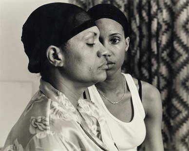 LaToya Ruby Frazier (born 1982) Momme, 2008: LaToya Ruby Frazier (born 1982) Momme, 2008 Gelatin silver print, printed 2008, signed, titled, dated and numbered '3/8' in pencil on the mount verso. image/ sheet: 15 3/8 x 19 3/8in. (39 x