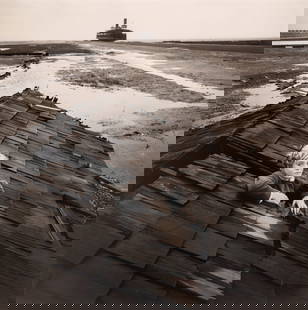 Arthut Tress (born 1940) Flood Dream, Ocean City, N.J., 1971: Arthur Tress (born 1940) Flood Dream, Ocean City, N.J., 1971 Oversized gelatin silver print, flush-mounted and printed 2006, signed, titled, dated, numbered '8/50' in ink in the margin. image: 27 3/4