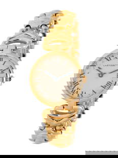 CARTIER, REF. 0358 18K YELLOW GOLD 'VENDÔME' WATCH: CARTIER, REF. 0358 18K YELLOW GOLD 'VENDÔME' WATCH Maker: Cartier Model: Vendôme Case size: Approx. 23 mm Case material: 18K yellow gold Dial: White Movement: Quartz Bracelet/Strap: 18K yell