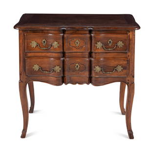 A French Provincial Walnut Small Commode: A French Provincial Walnut Small Commode Early 19th Century Height 32 x width 33 x depth 18 inches. This lot is located in Chicago. Property from the Estate of Ward Gerard Gosselin, Batavia, IL Ward