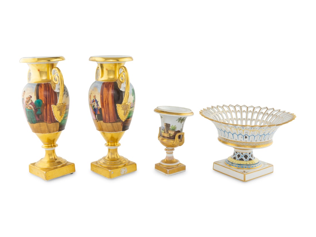 Four Paris Porcelain Articles (1 of 8)