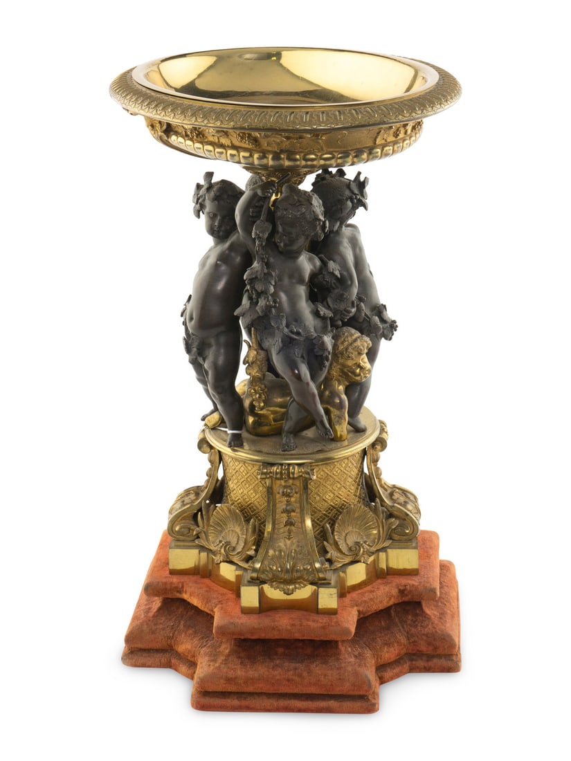 A Napoleon III Bronze Figural Centerpiece (1 of 4)