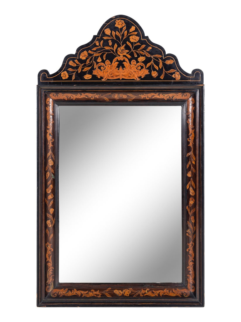 A Dutch Marquetry Mirror (1 of 2)