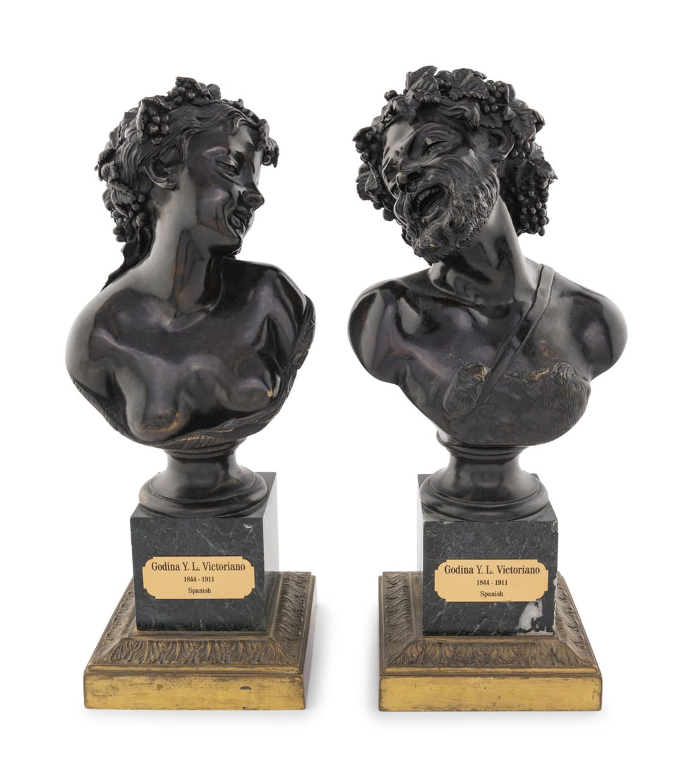 A Pair of Continental Bronze Busts (1 of 5)