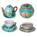 523: A Collection of English Majolica Table Articles He