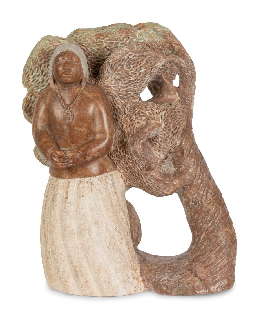 Doug Hyde (Nez Perce/Chippewa/Assiniboine, b. 1946) Waiting at Summer Camp (1 of 5)