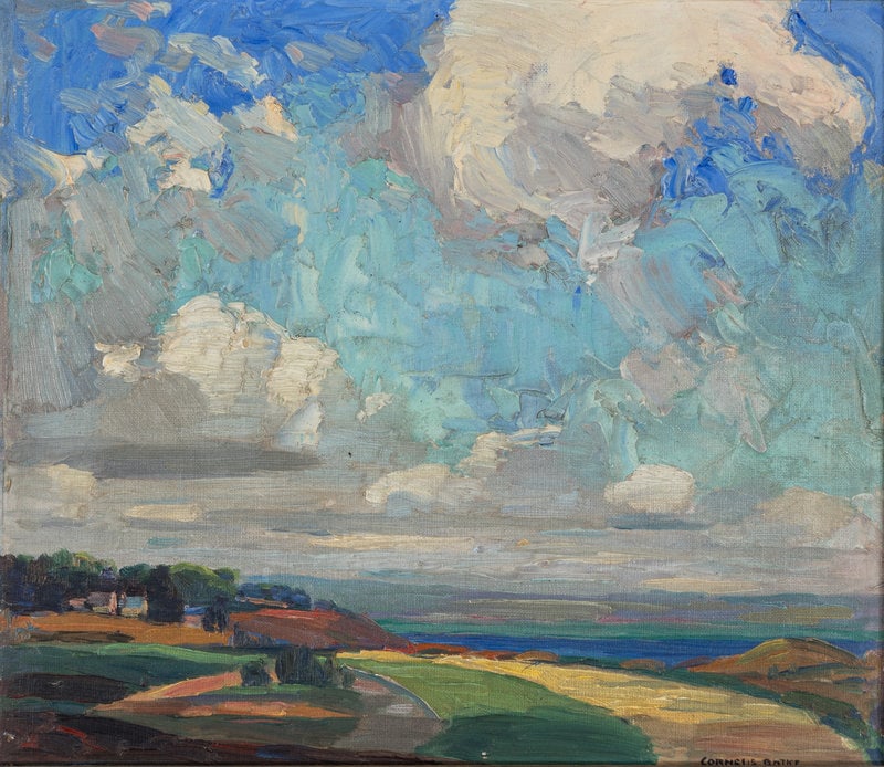 Cornelis Botke
(American, 1887-1954)
Landscape and Lake (1 of 5)