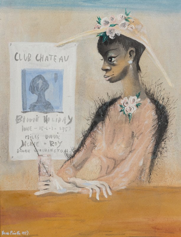 Karl Priebe
(American, 1914-1976)
Club Chateau, 1957 (1 of 6)