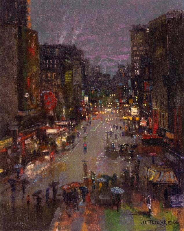 John C. Terelak
(American, b. 1942)
City Lights, 1986 (1 of 5)