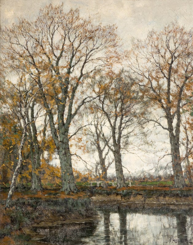 Arnold Marc Gorter
(Dutch, 1866-1933)
A Lake in the Forest (1 of 5)