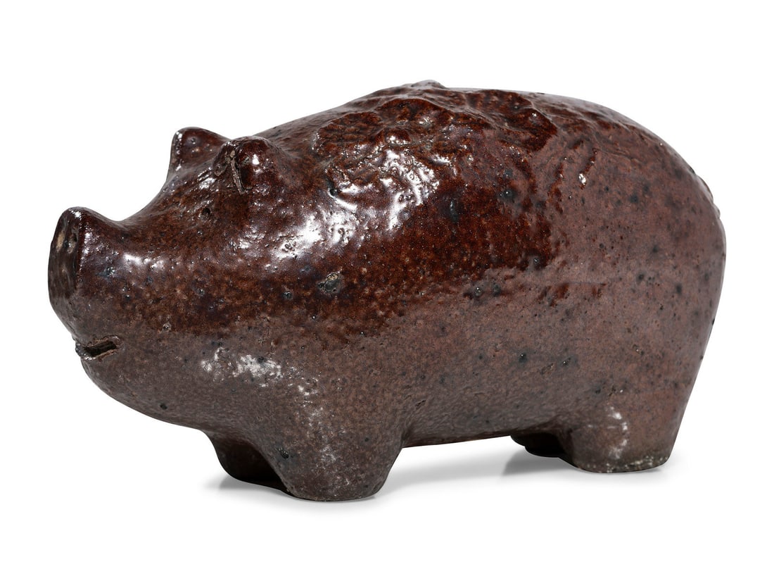 An Ohio Brown-Glazed Sewer Tile Pig (1 of 7)