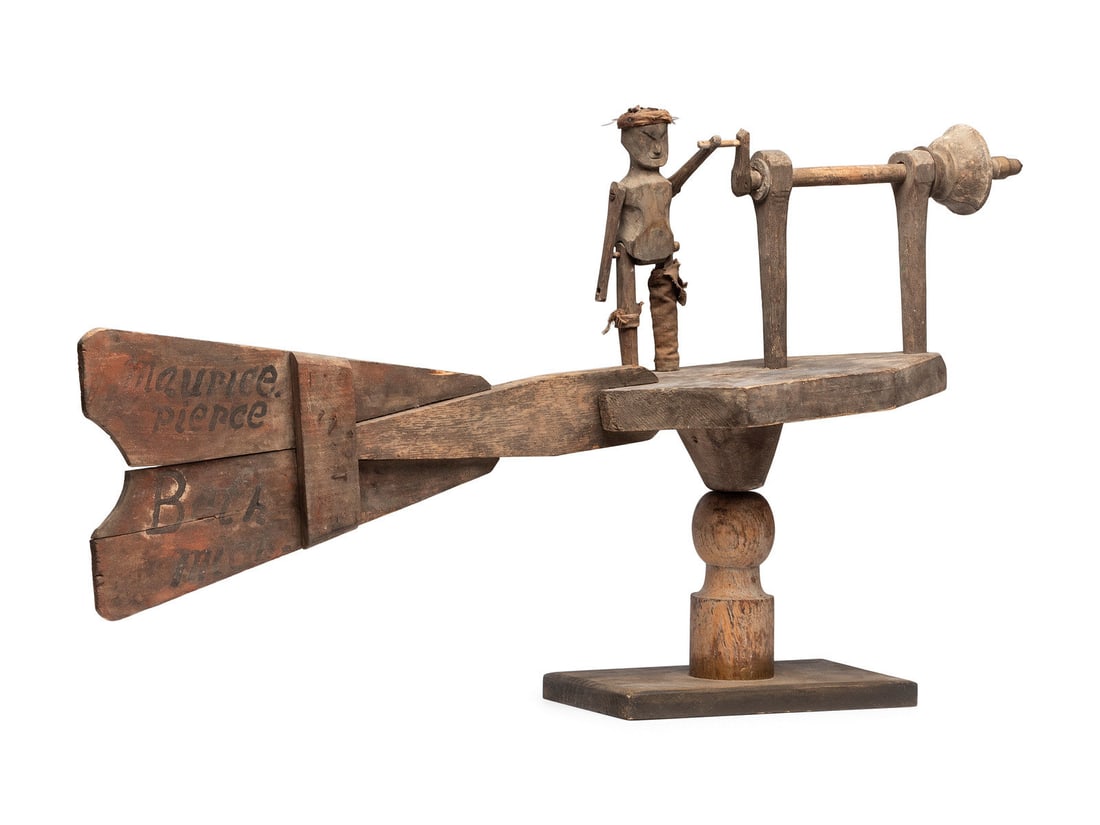 A Figural Pine Whirligig (1 of 8)