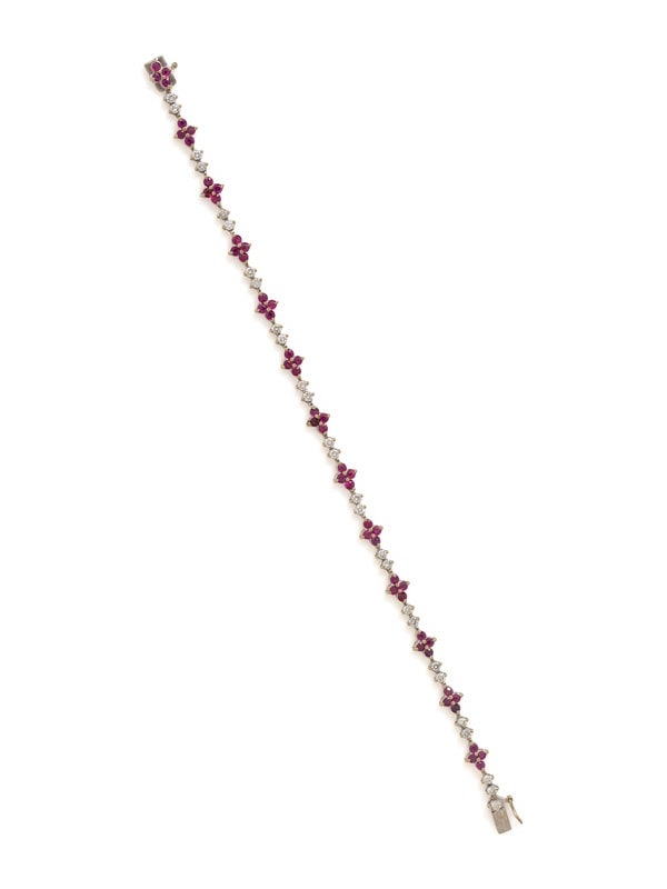 RUBY AND DIAMOND BRACELET (1 of 2)