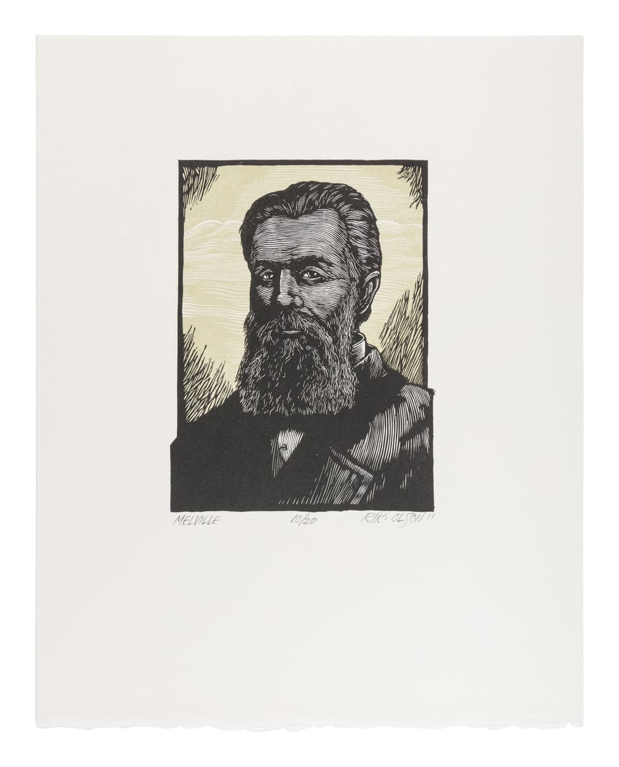 [NAWAKUM PRESS]. MELVILLE, Herbert. Norfolk Isle & the Chola Widow. Rik OLSON, illustrator.: [NAWAKUM PRESS]. MELVILLE, Herbert (1819-1891). Norfolk Isle & the Chola Widow. Rik OLSON (b. 1944), illustrator. Santa Rosa, CA: Nawakum Press, 2011. 4to (229 x 291 mm). Half-title, title-page pr
