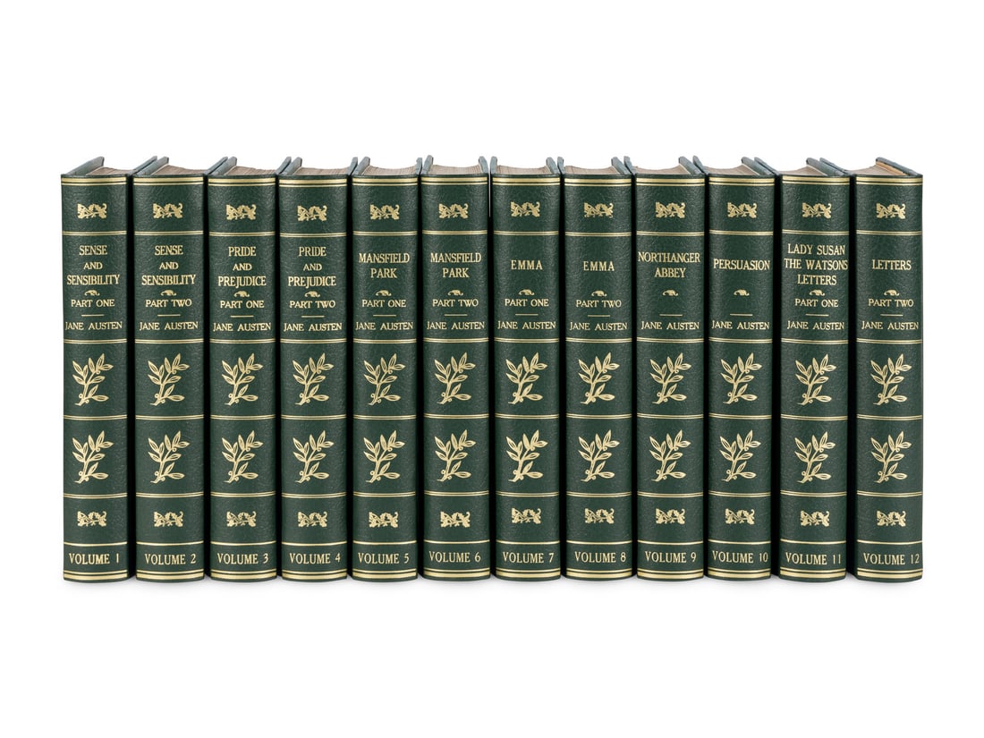 AUSTEN, Jane. The Novels and Letters. NY et al, 1906. LIMITED EDITION, "Stoneleigh Edition." (1 of 2)