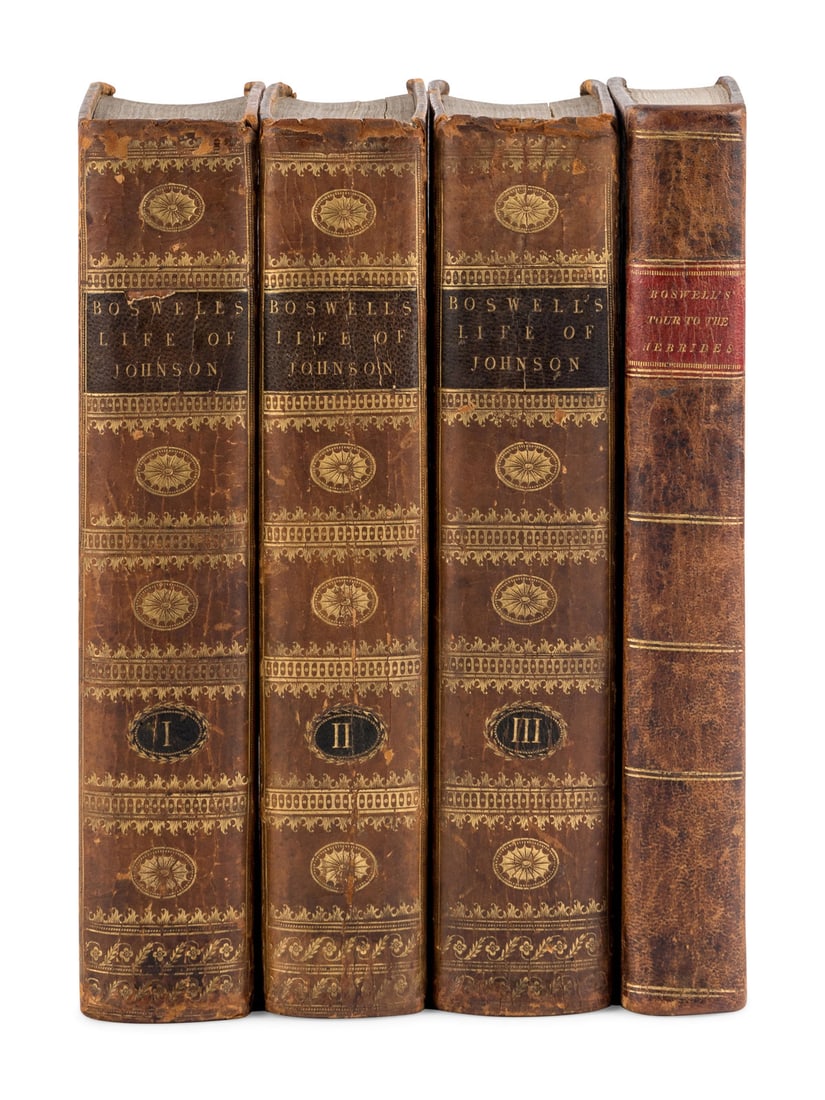 BOSWELL, James. The Life of Samuel Johnson. L, 1793. The second edition. -- The Journal of a Tour to (1 of 3)