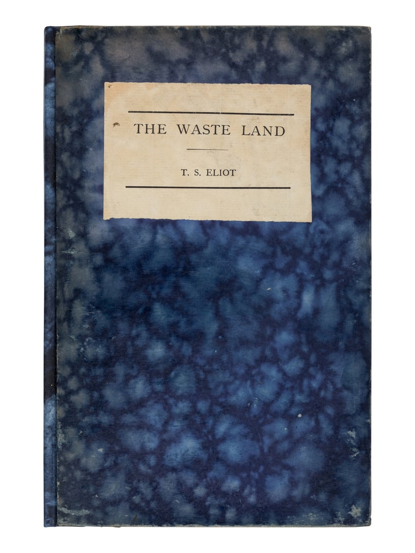 ELIOT, T. S. The Waste Land. FIRST ENGLISH EDITION. (1 of 2)