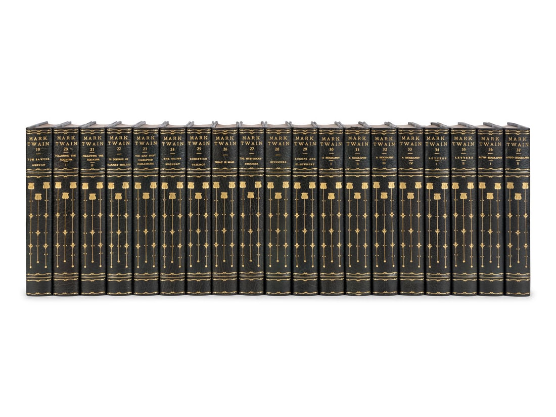 CLEMENS, Samuel Langhorne ("Mark Twain"). The Writings. LIMITED EDITION, “Memorial (1 of 6)