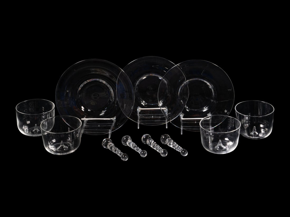 A Steuben Glass Table Service (1 of 5)