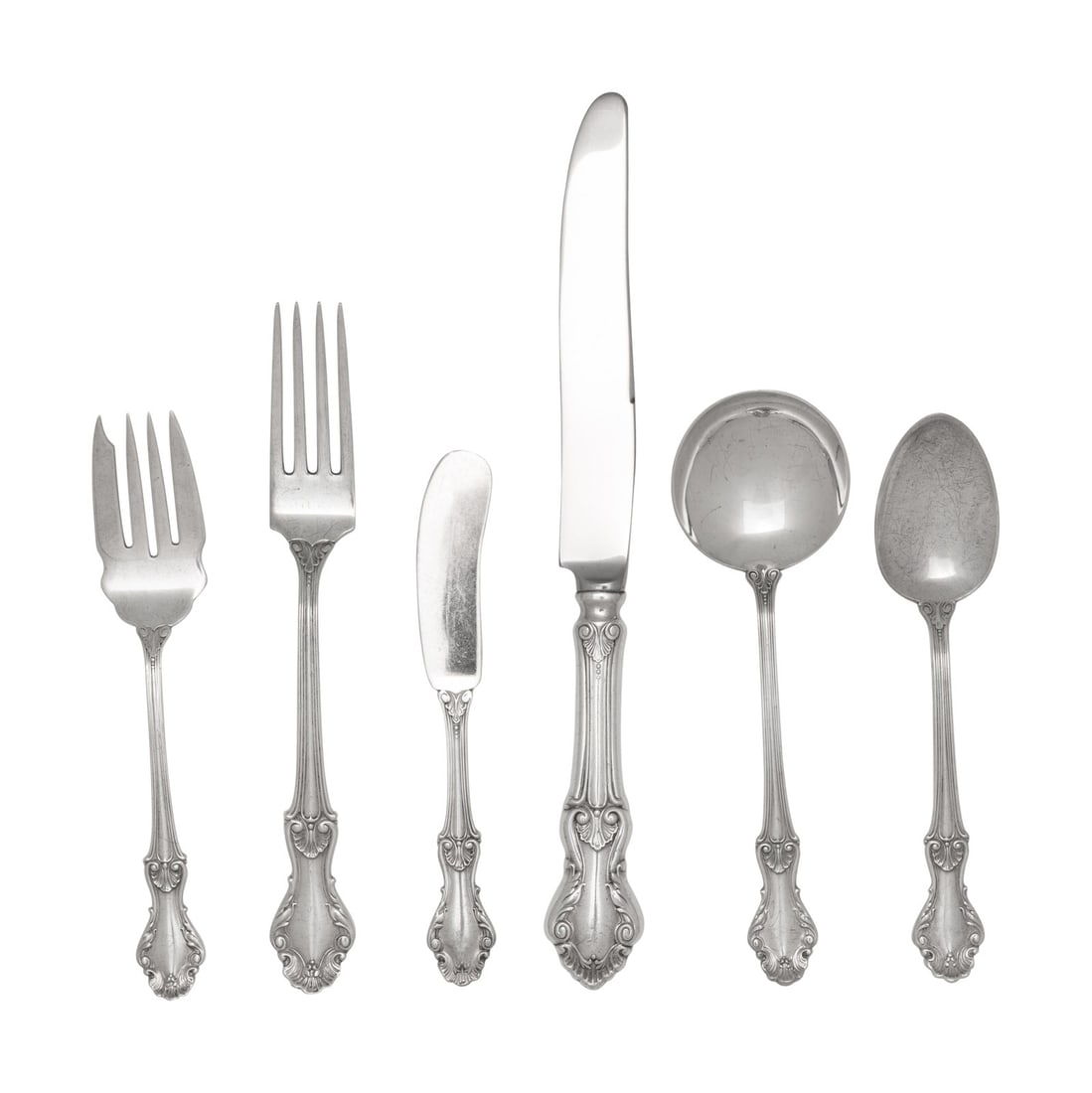An American Silver Flatware Service (1 of 3)