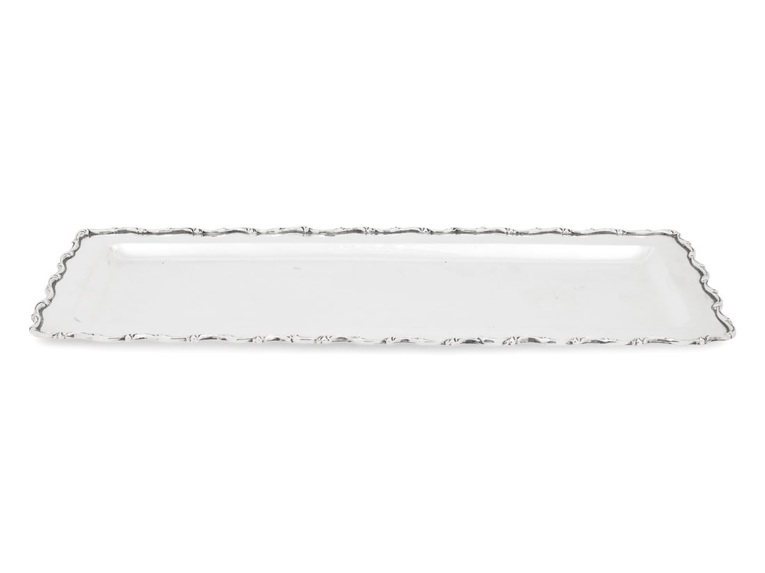 A Mexican Silver Serving Tray (1 of 5)