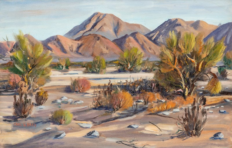 Carl Glen Bray
(American, 1917-2011) 
Desert Landscape (1 of 6)