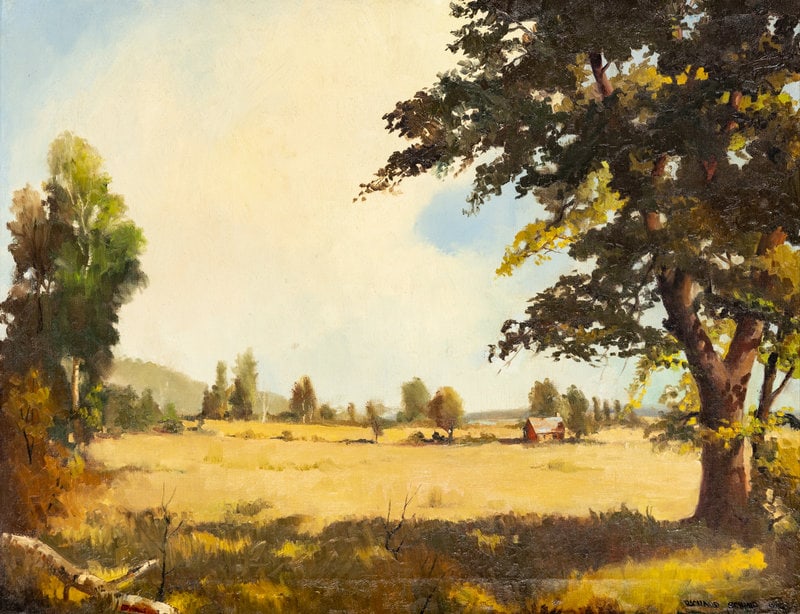 Richard Schmid
(American, 1934-2021)
Landscape with Clearing, 1953 (1 of 5)