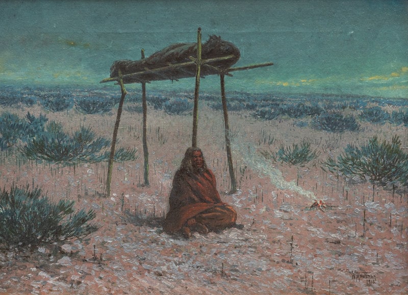 William Meuttman
(American, 1869-1948)
Indian Burial , 1915 (1 of 5)