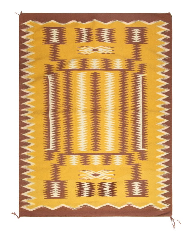 Navajo Storm Pattern Weaving / Rug (1 of 4)