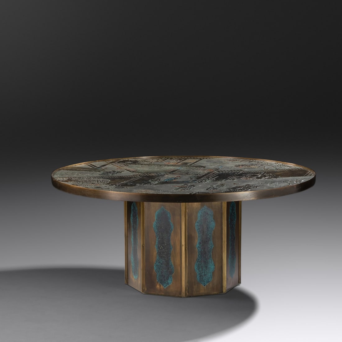 Philip and Kelvin LaVerne (1907-1987 | b. 1937)  'Chan' Coffee Table LaVerne Collection, USA (1 of 3)